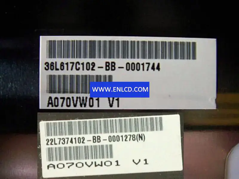A070VW01 V1 AUO LCD panel replacement for Automotive Display