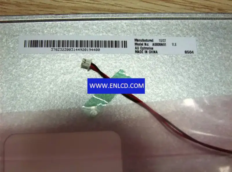 Remplacement du panneau LCD A080SN01 V8 AUO