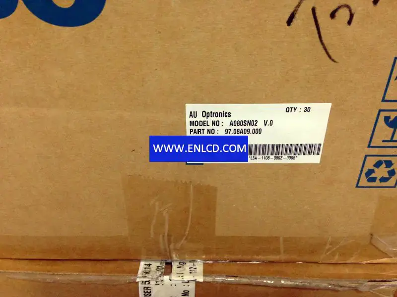 A080SN02 V0 AUO LCD panel replacement for Touch Panel