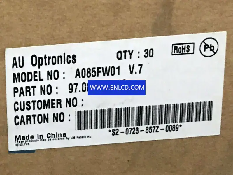 A085FW01 V7 AUO LCD panel replacement
