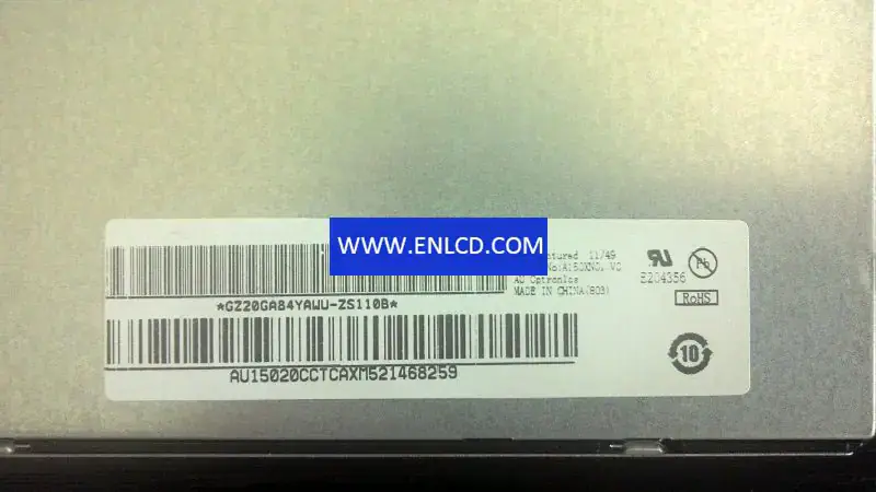 Remplacement du panneau LCD A150XN01 V0 AUO pour écran tactile