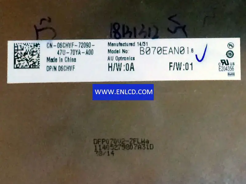 B070EAN01.6 AUO LCD panel replacement for Pad & Tablet