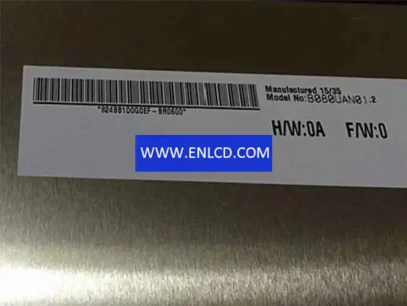 B080UAN01.2 AUO LCD panel replacement for Touchscreen