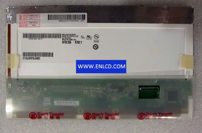 B089AW01 V0 AUO LCD panel replacement for Touchscreen
