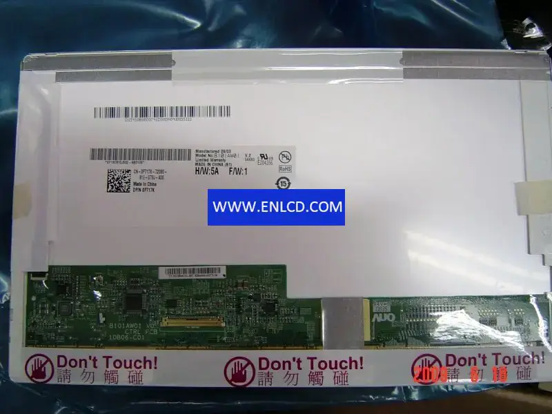 Remplacement du panneau LCD B101AW01 V0 HW5A AUO pour PC Netbook