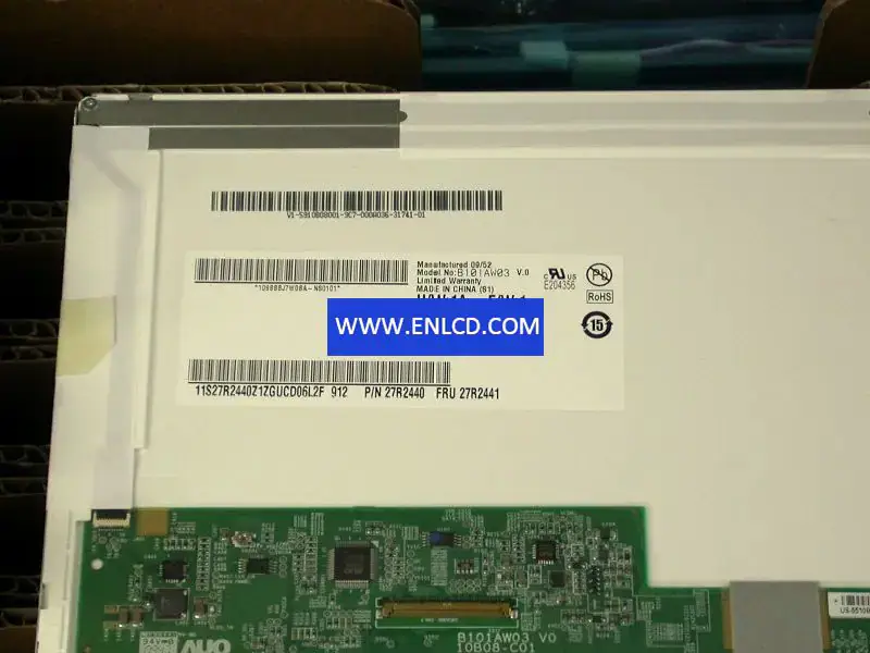 B101AW03 V0 AUO LCD panel replacement