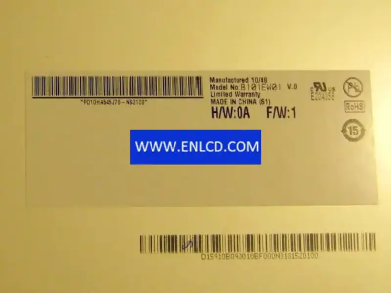 B101EW01 V0 AUO Zamiennik panelu LCD do laptopa