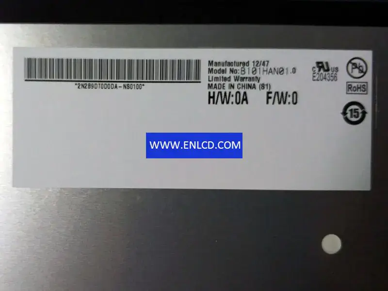 B101HAN01.0 Remplacement du panneau LCD AUO pour Pad et tablette