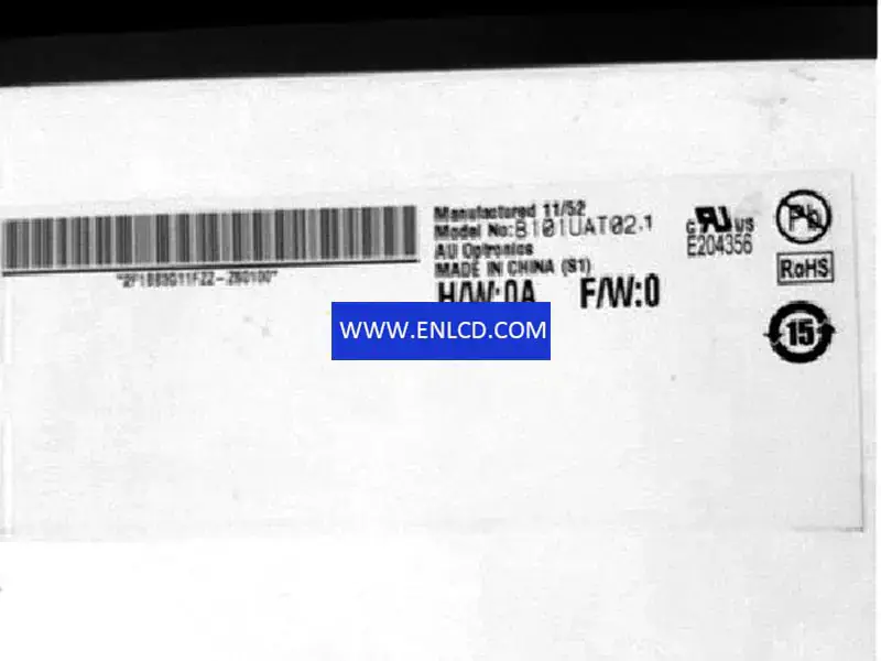 B101UAT02.1 Remplacement du panneau LCD AUO pour Pad et tablette