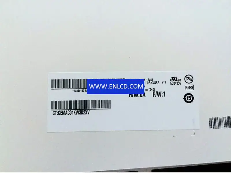 B116XW03 V1 AUO LCD panel replacement for Laptop