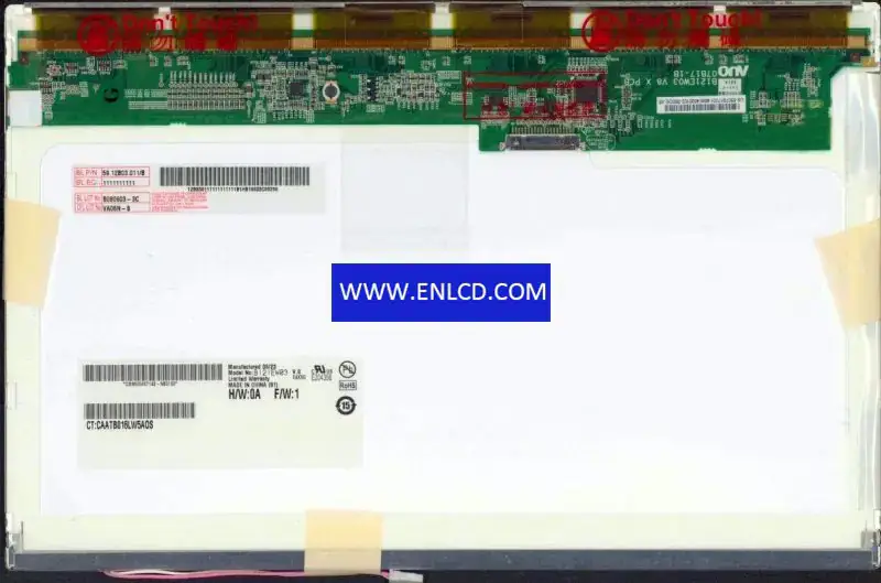 B121EW03 Wymiana panelu LCD V8 AUO