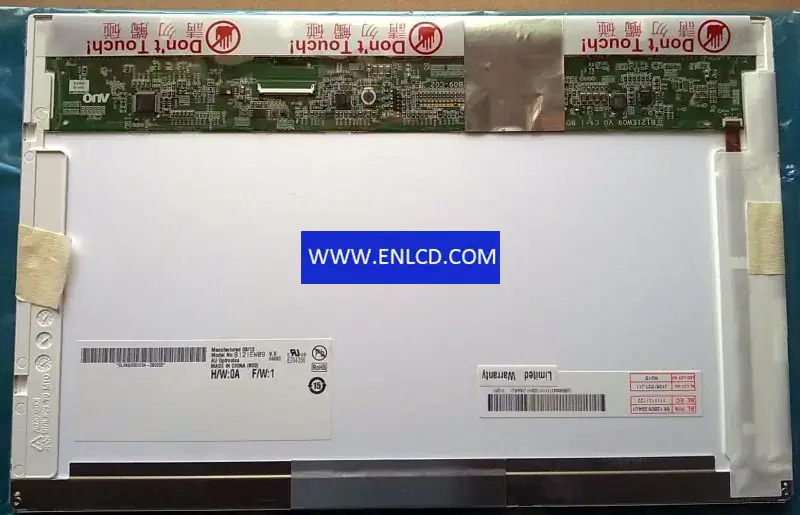 B121EW09 Wymiana panelu LCD V0 AUO