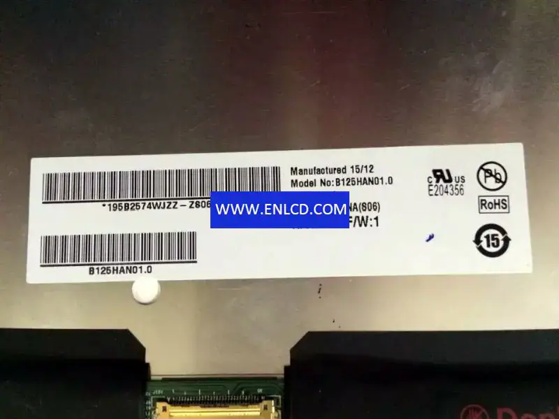 B125HAN01.0 AUO LCD panel replacement