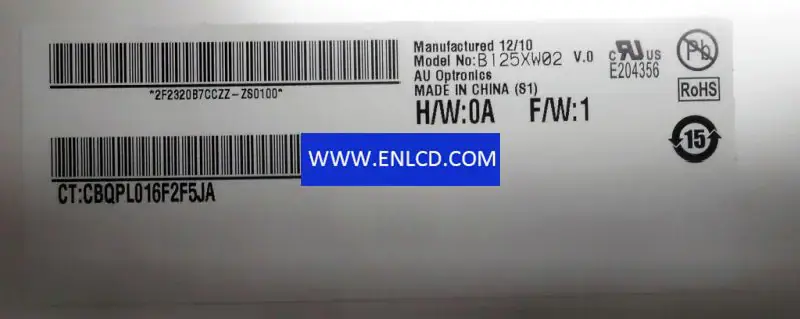 B125XW02 V0 AUO Zamiennik panelu LCD do panelu dotykowego