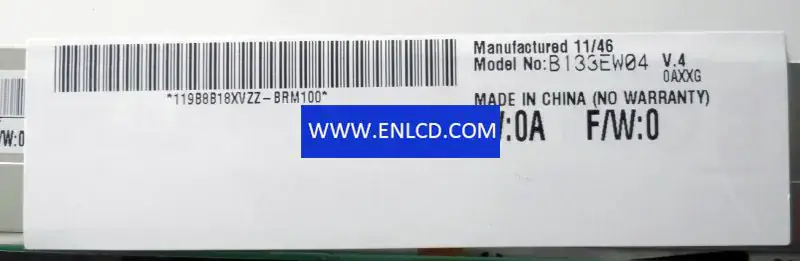 B133EW04 V4 AUO LCD panel replacement for Laptop