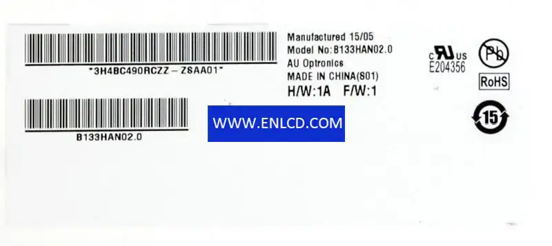B133HAN02.0 AUO LCD panel replacement