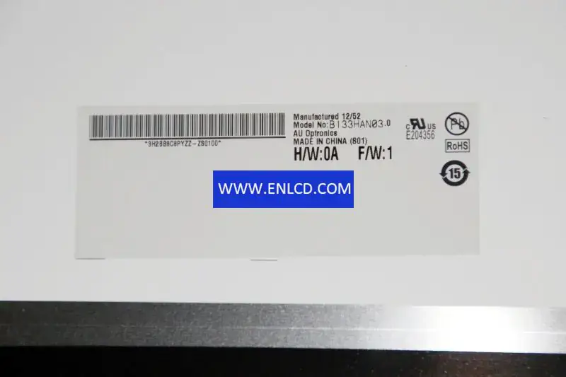 Remplacement du panneau LCD B133HAN03.0 AUO pour écran tactile