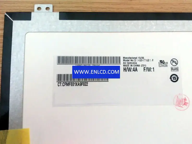 B140HTN01.2 AUO LCD panel replacement for Laptop
