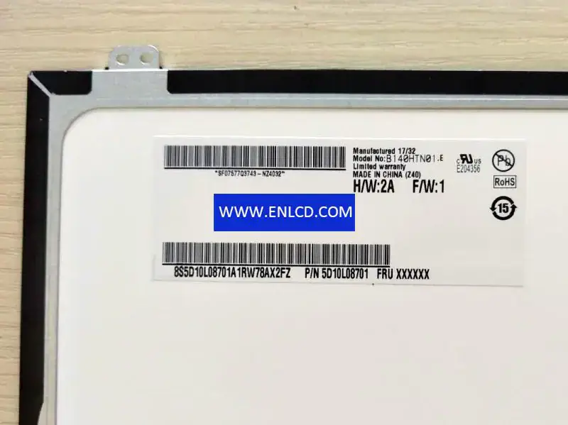 B140HTN01.E HW2A AUO LCD panel replacement