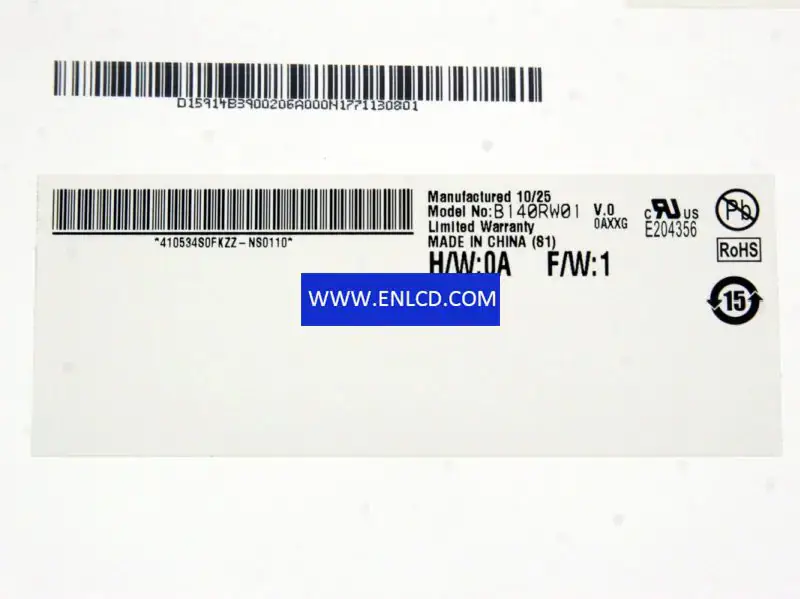 B140RW01 V0 AUO LCD-paneel vervangen