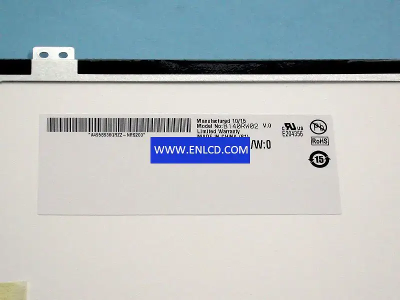 B140RW02 V0 AUO LCD panel replacement for Touch Panel