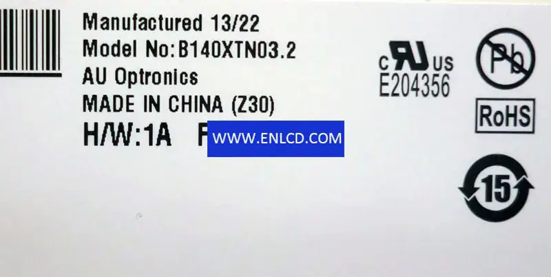 B140XTN03.2 AUO LCD panel replacement