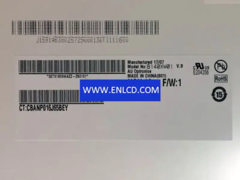 B140XW01 VB AUO LCD panel replacement