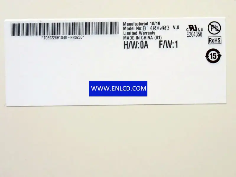 B140XW03 V0 AUO Zamiennik panelu LCD do ekranu dotykowego