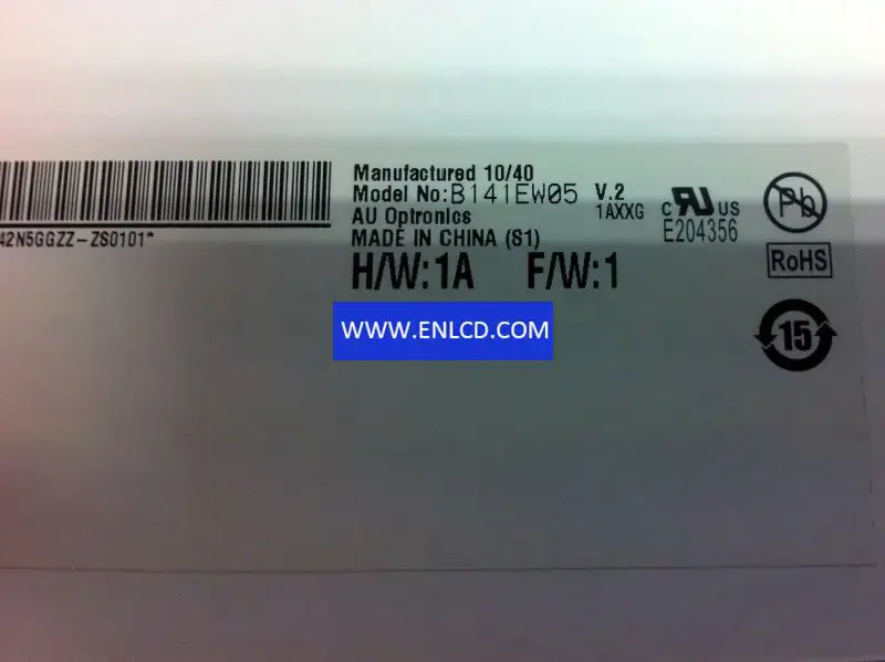 B141EW05 V2 AUO LCD panel replacement for Laptop
