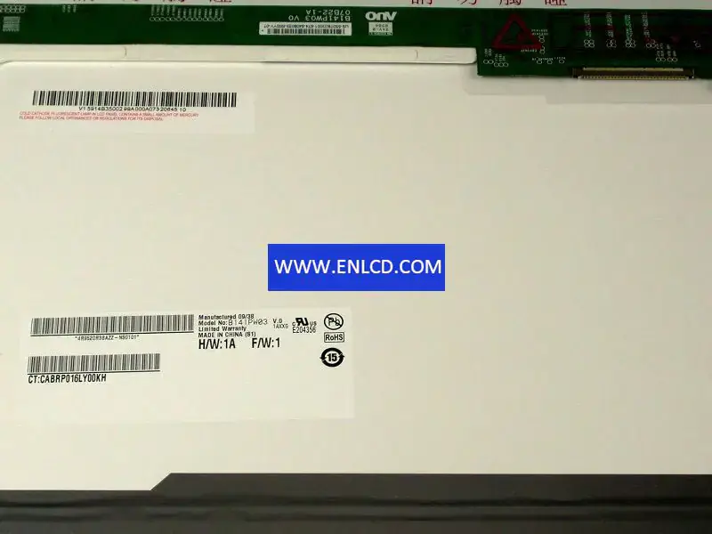B141PW03 V0 AUO Zamiennik panelu LCD do laptopa