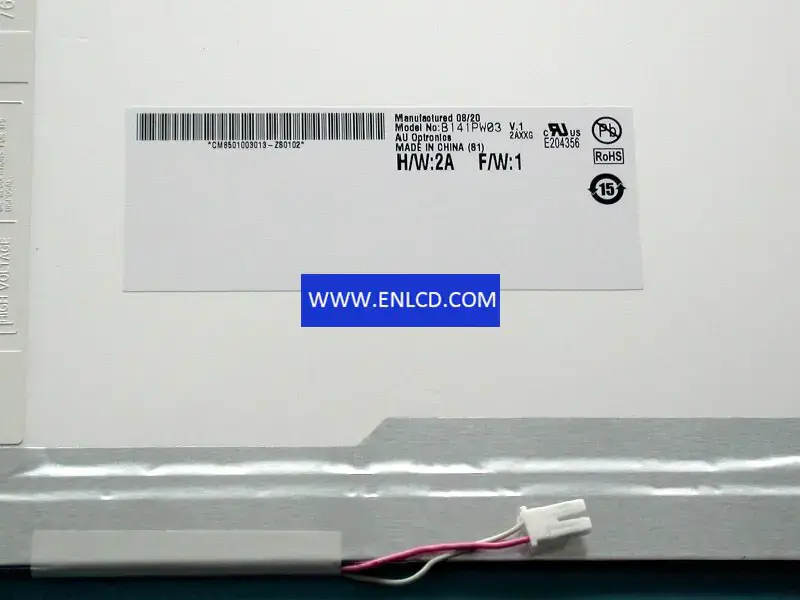 B141PW03 V1 AUO LCD panel replacement for Touch Panel