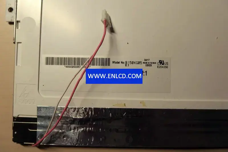 Remplacement du panneau LCD B150XG05 V1 AUO