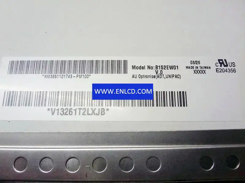Remplacement du panneau LCD B152EW01 V0 AUO
