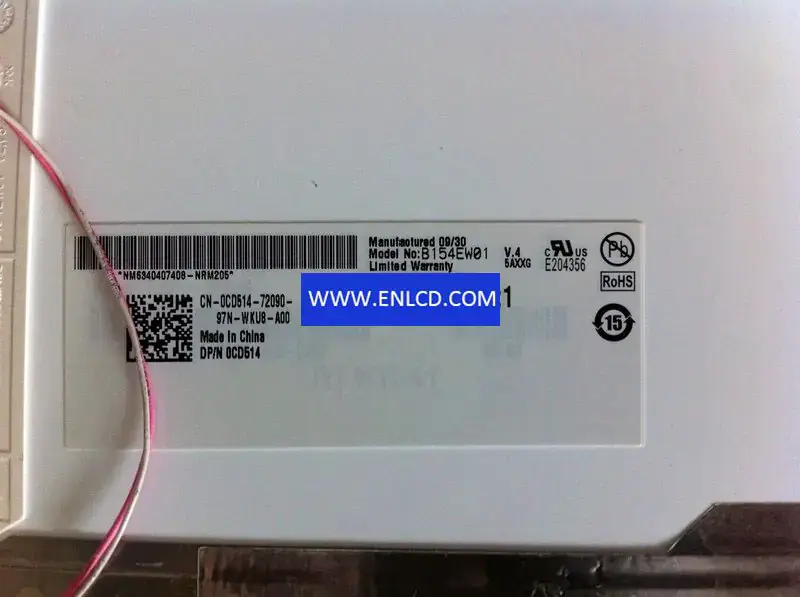 B154EW01 V4 AUO LCD panel replacement for Laptop