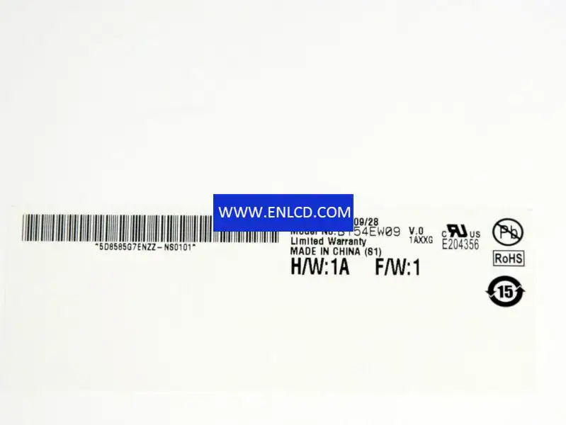 B154EW09 V0 AUO LCD panel replacement for Touch Panel