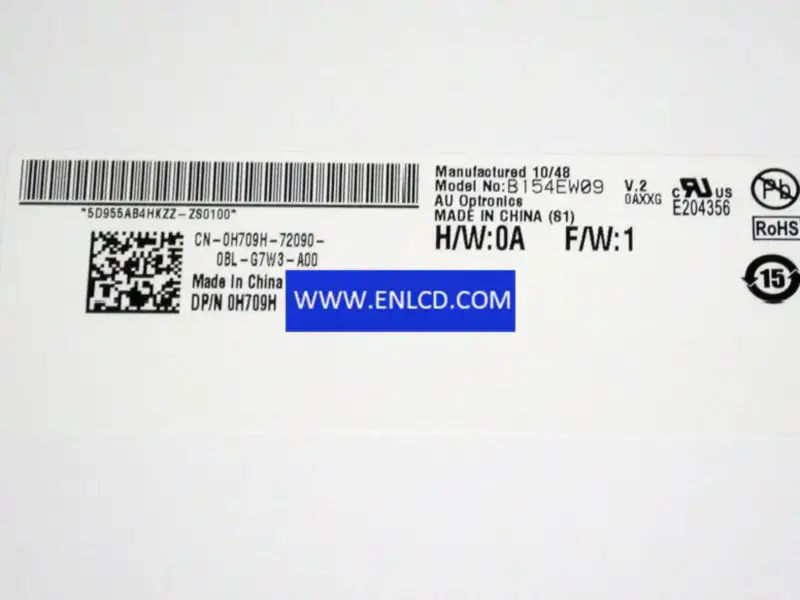 B154EW09 V2 AUO LCD panel replacement