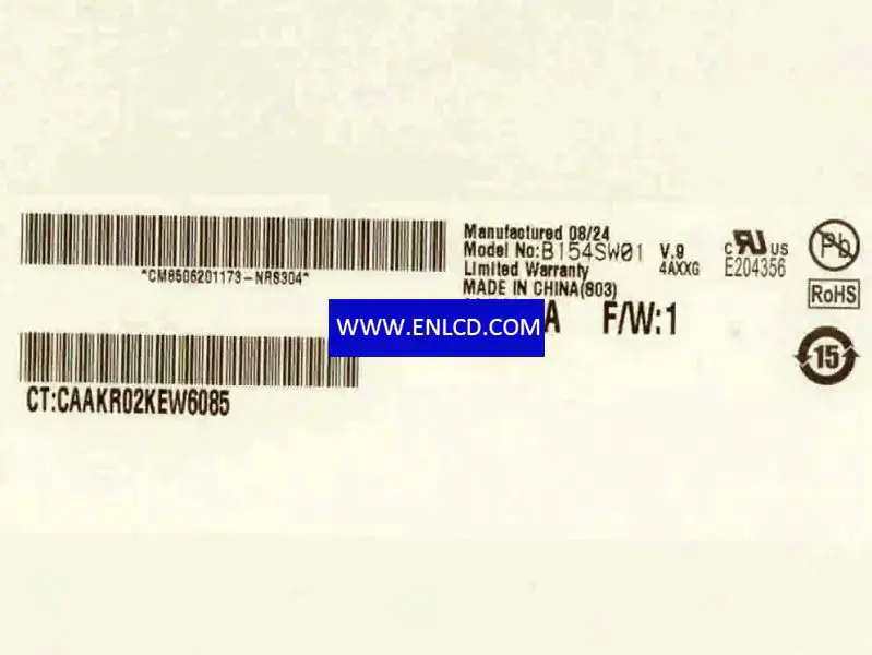B154SW01 Sostituzione del pannello LCD V9 AUO per touchscreen