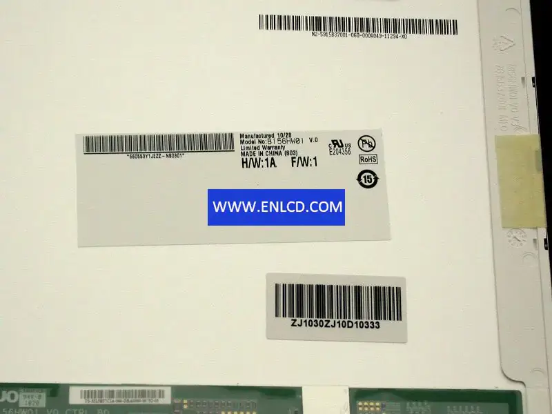 B156HW01 V0 AUO LCD panel replacement for Laptop