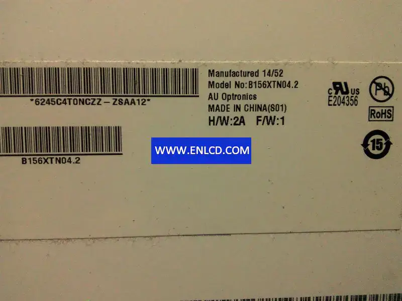 B156XTN04.2 AUO LCD panel replacement for Laptop