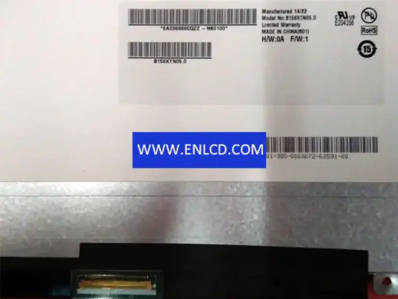 B156XTN05.0 AUO LCD panel replacement