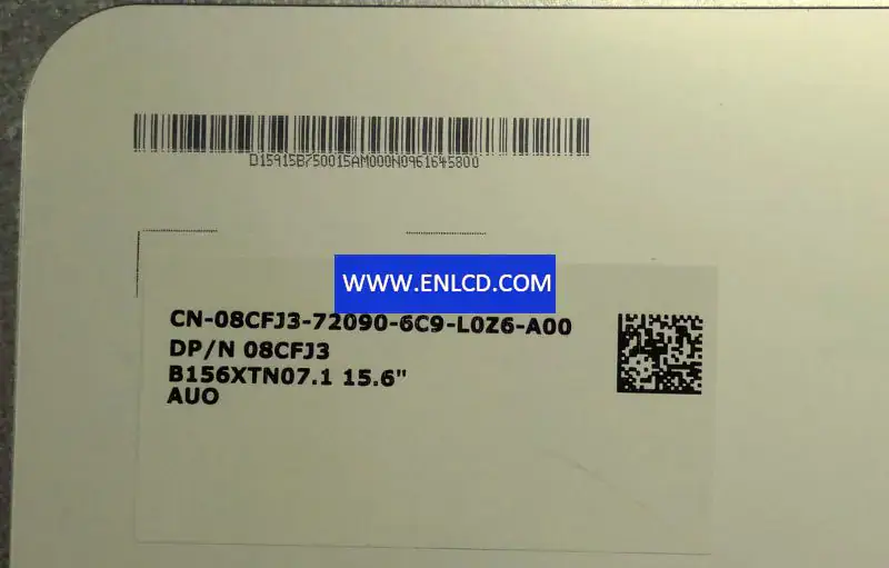 B156XTN07.1 AUO LCD panel replacement for Laptop