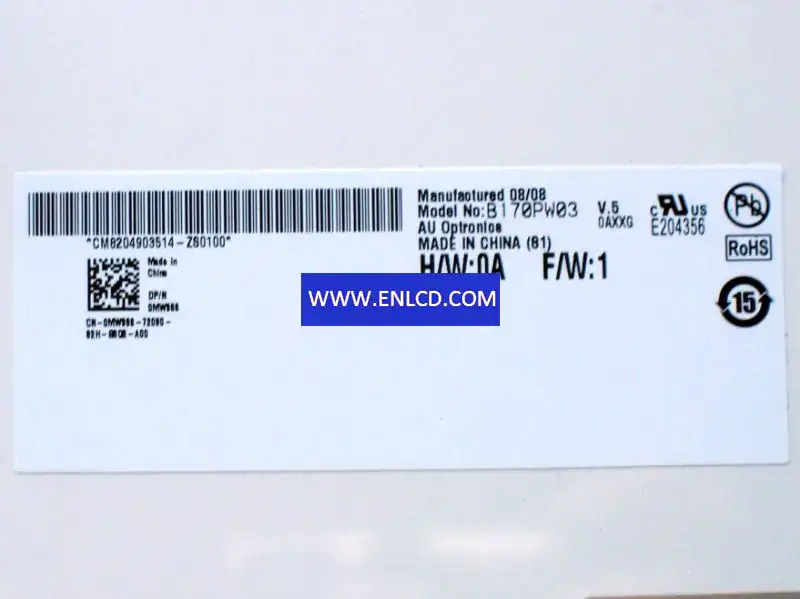 B170PW03 V5 AUO Wymiana panelu LCD