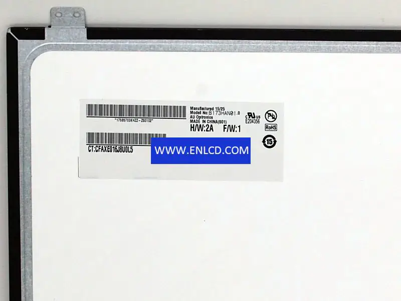 B173HAN01.0 AUO LCD panel replacement for Laptop