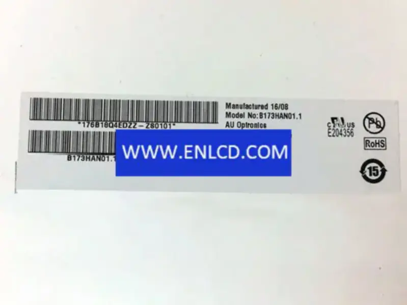 B173HAN01.1 Remplacement du panneau LCD AUO pour ordinateur portable