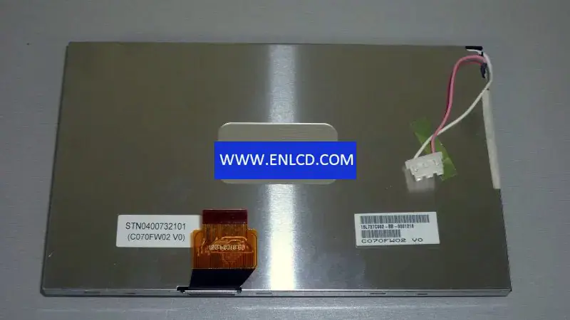 Substituição do painel LCD C070FW02 V0 AUO