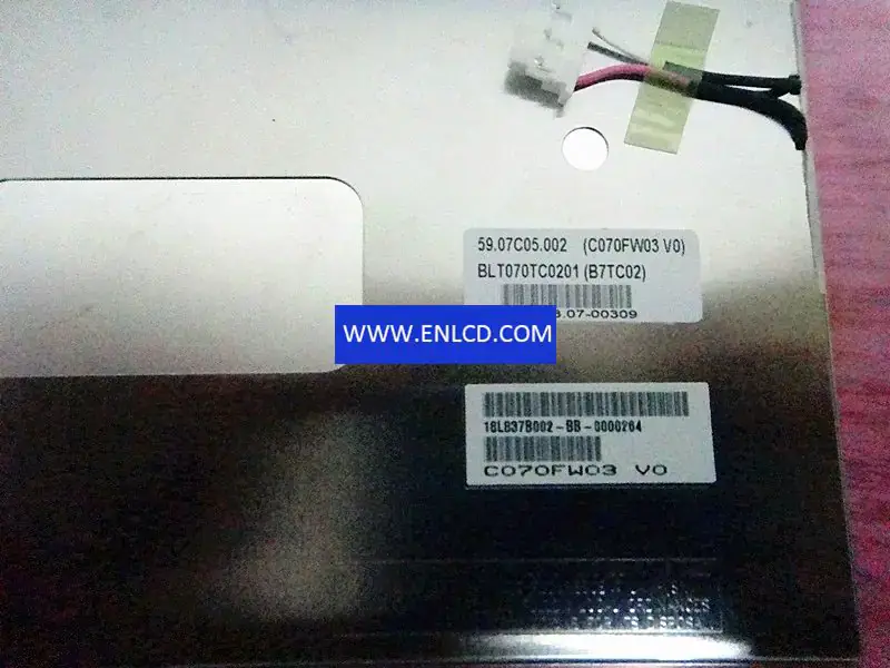 C070FW03 V0 AUO LCD-Panel-Ersatz für Automotive-Display