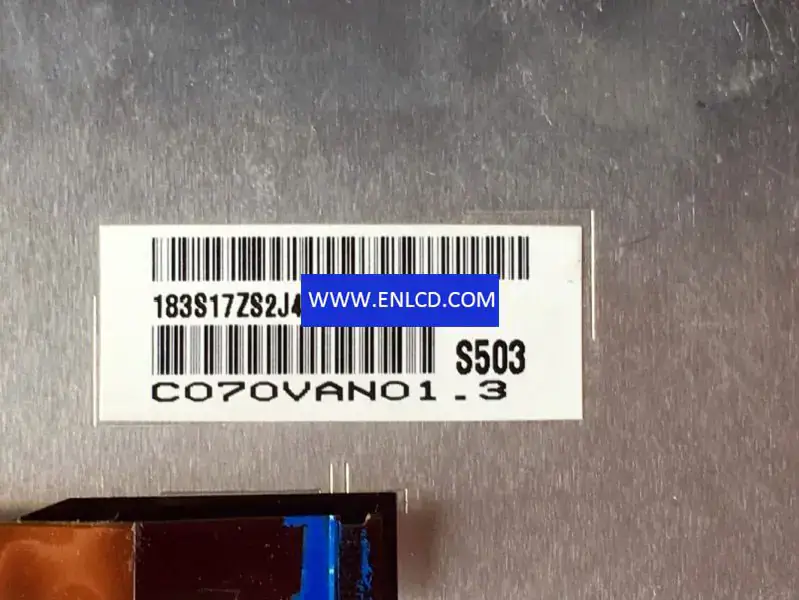C070VAN01.3 AUO LCD panel replacement for Automotive Display