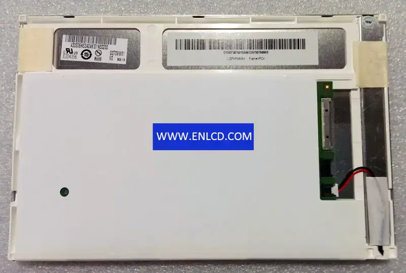 Remplacement du panneau LCD G070VW01 V0 AUO pour application industrielle