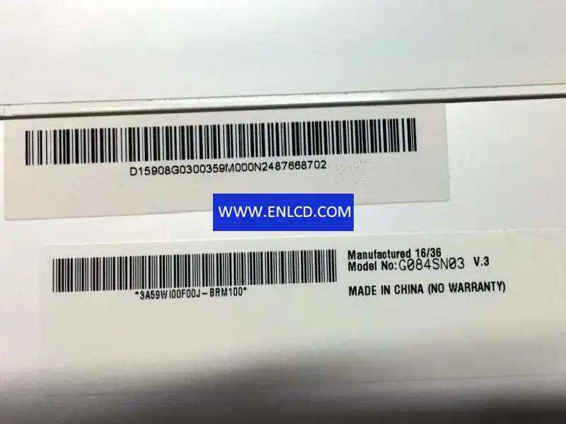 G084SN03 V3 AUO LCD panel replacement for Industrial Application