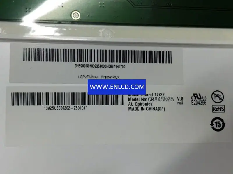 G084SN05 V8 AUO LCD panel replacement for Industrial Application